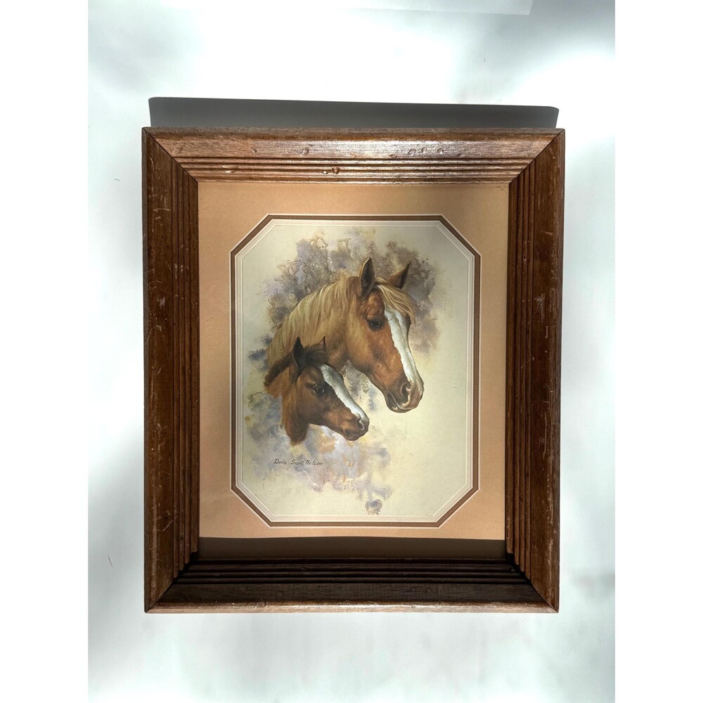 Horse & Colt print by artist Doris Scott Nelson